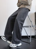 Men's Plus Size Wide-Leg Pants
