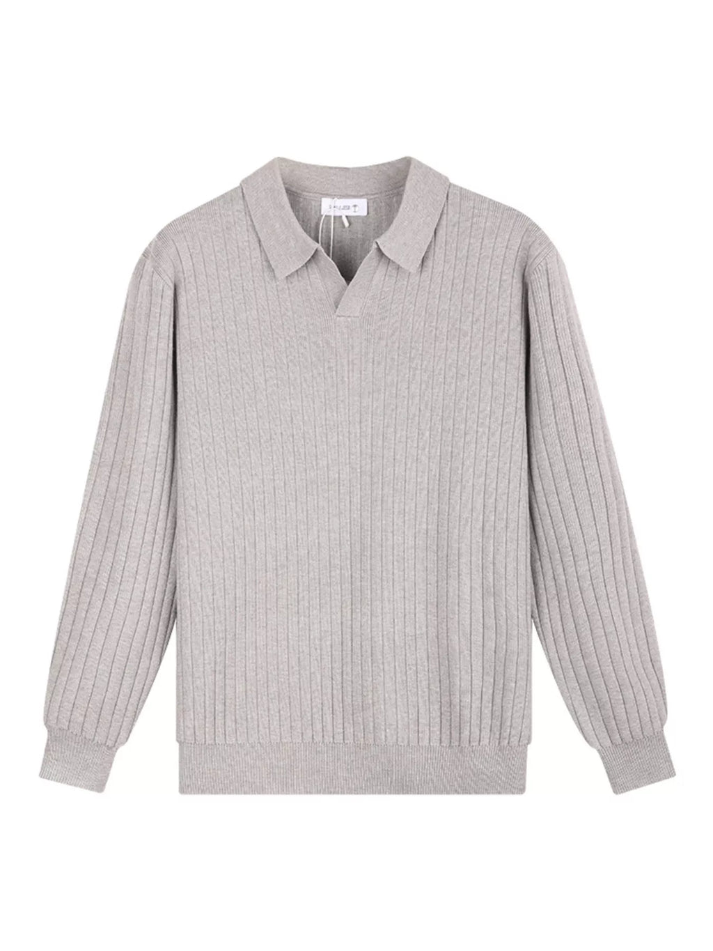 Men's Plus Size Long Sleeve Textured Knit Sweater