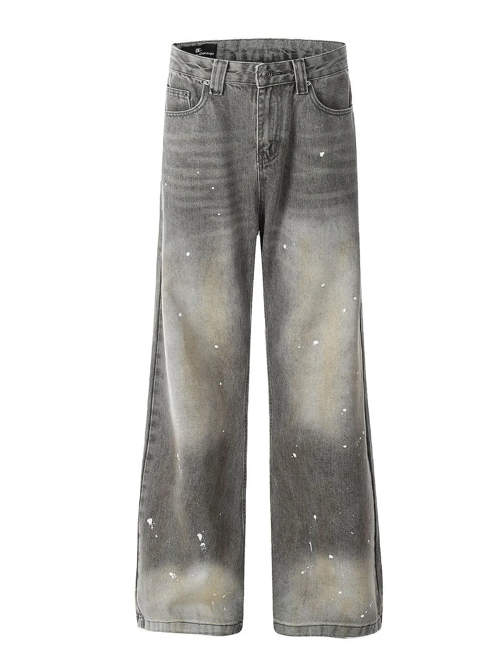 Men's Pocketed Wide Leg Jeans