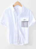 Men's Button Up Short Sleeve Shirt