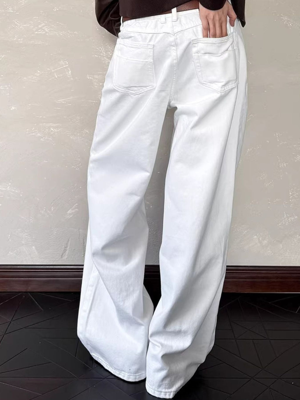 Men's Full Size Wide Leg Jeans Plus Size