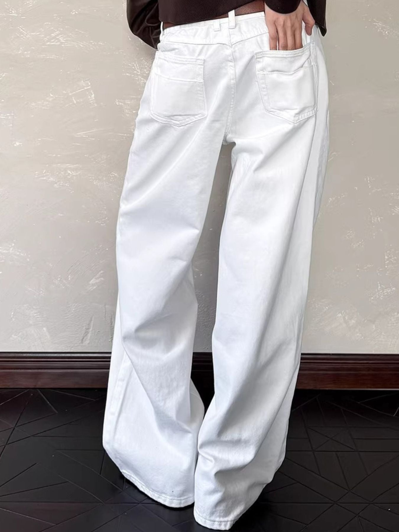 Men's Full Size Wide Leg Jeans Plus Size