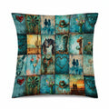 Baha Ranch turquoise Dreams Velvety Soft Pillow Case Made in America