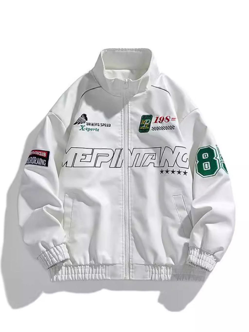 Men's Plus Size Zip Up Long Sleeve Jacket