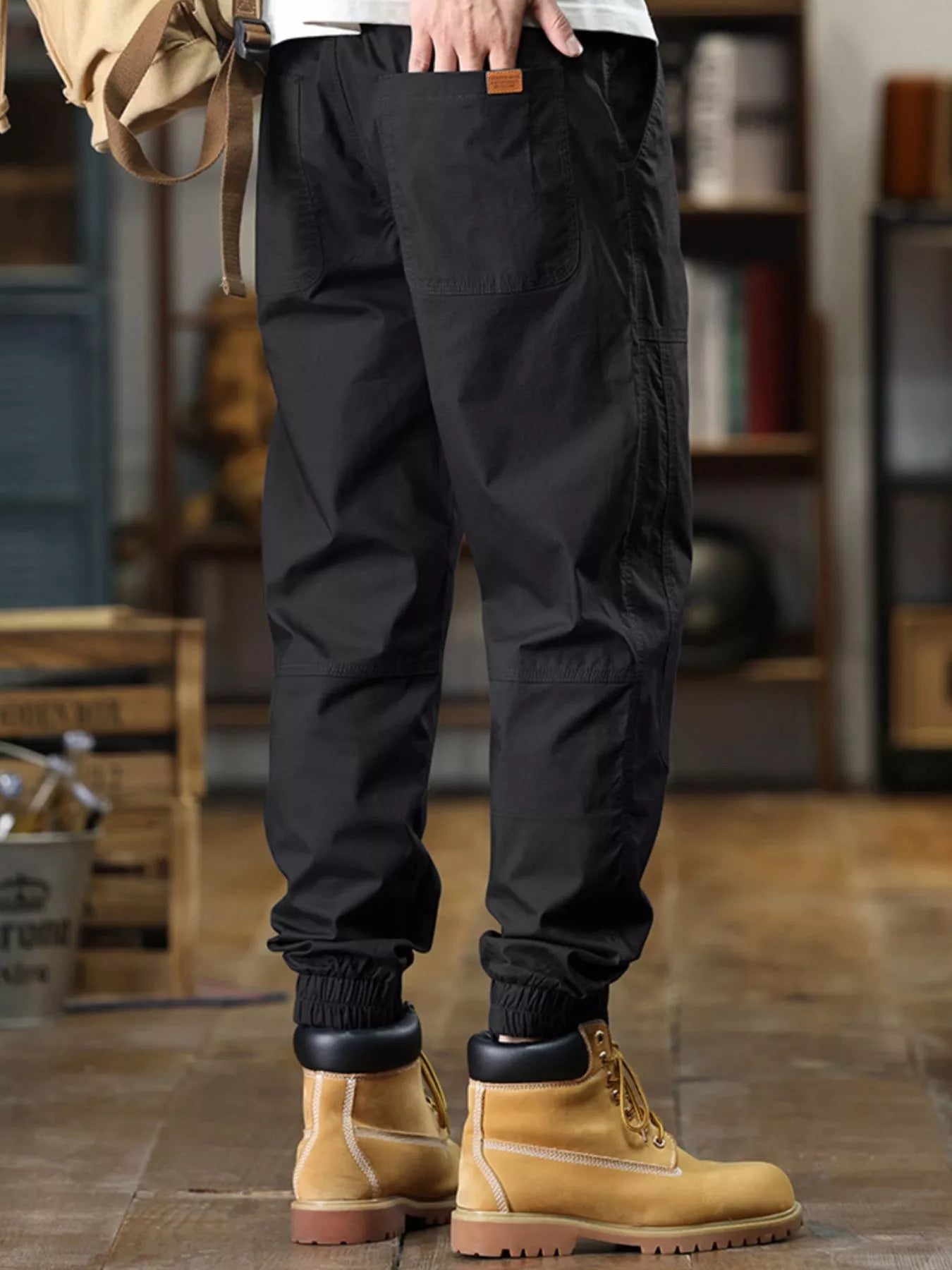 Men's Full Size Wide Leg Pants Plus Size