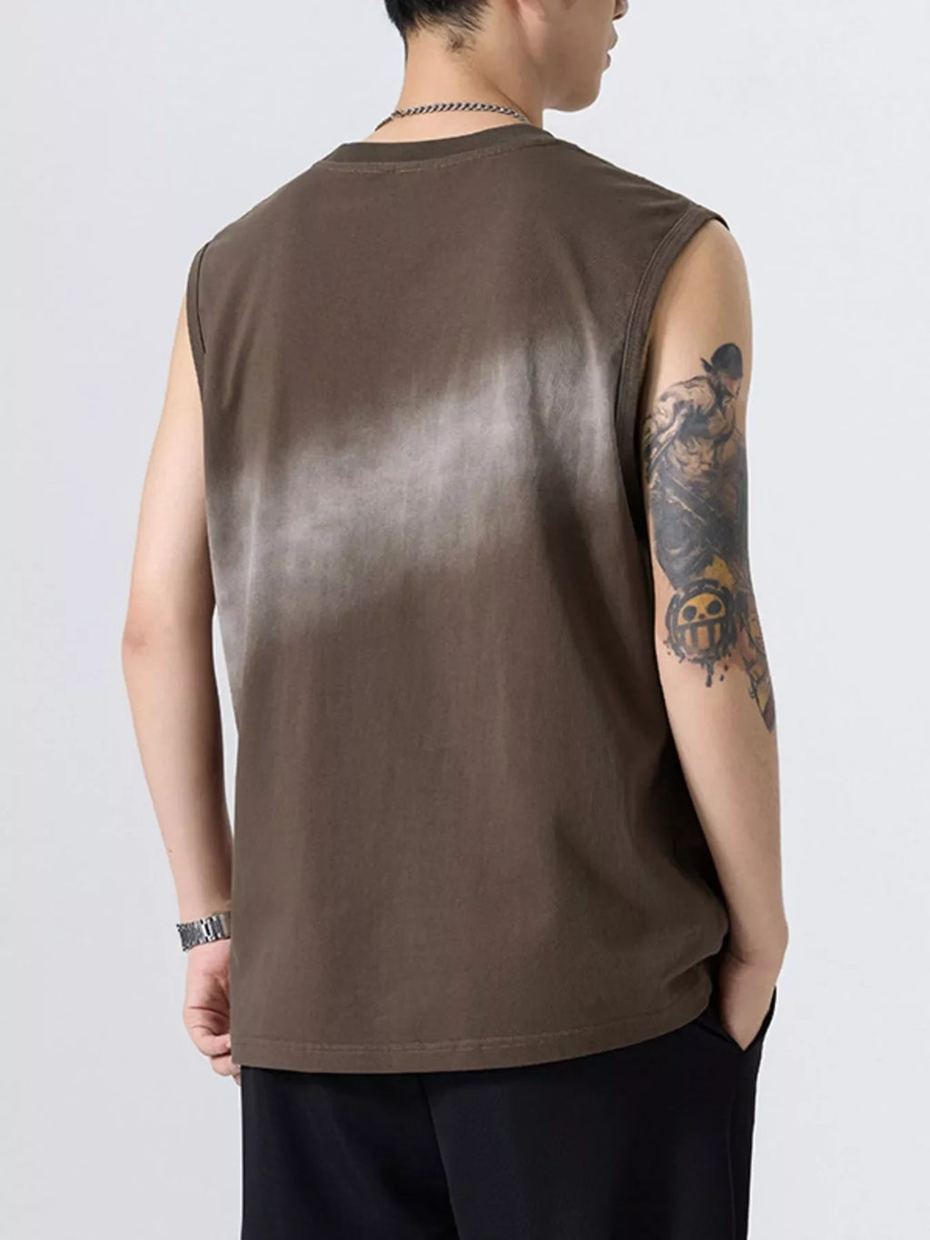 Men's Plus Size Round Neck Tank