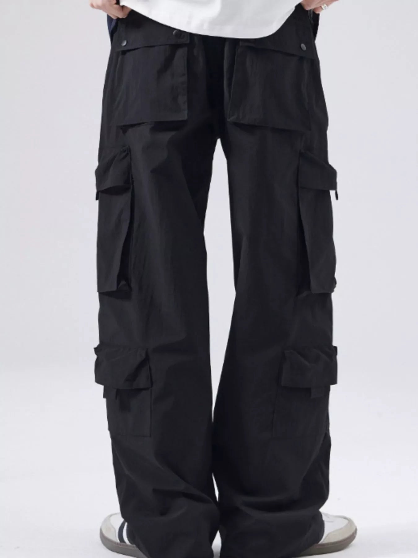 Men's Full Size Wide Leg Cargo Pants Plus Size