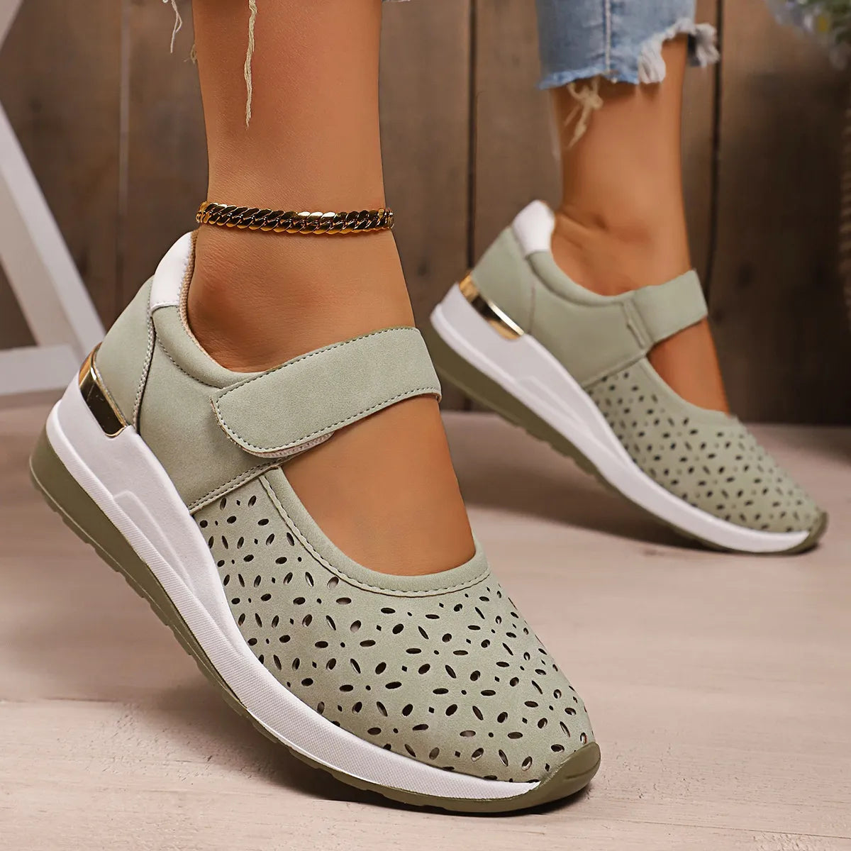 Breathable Wedge Sandals