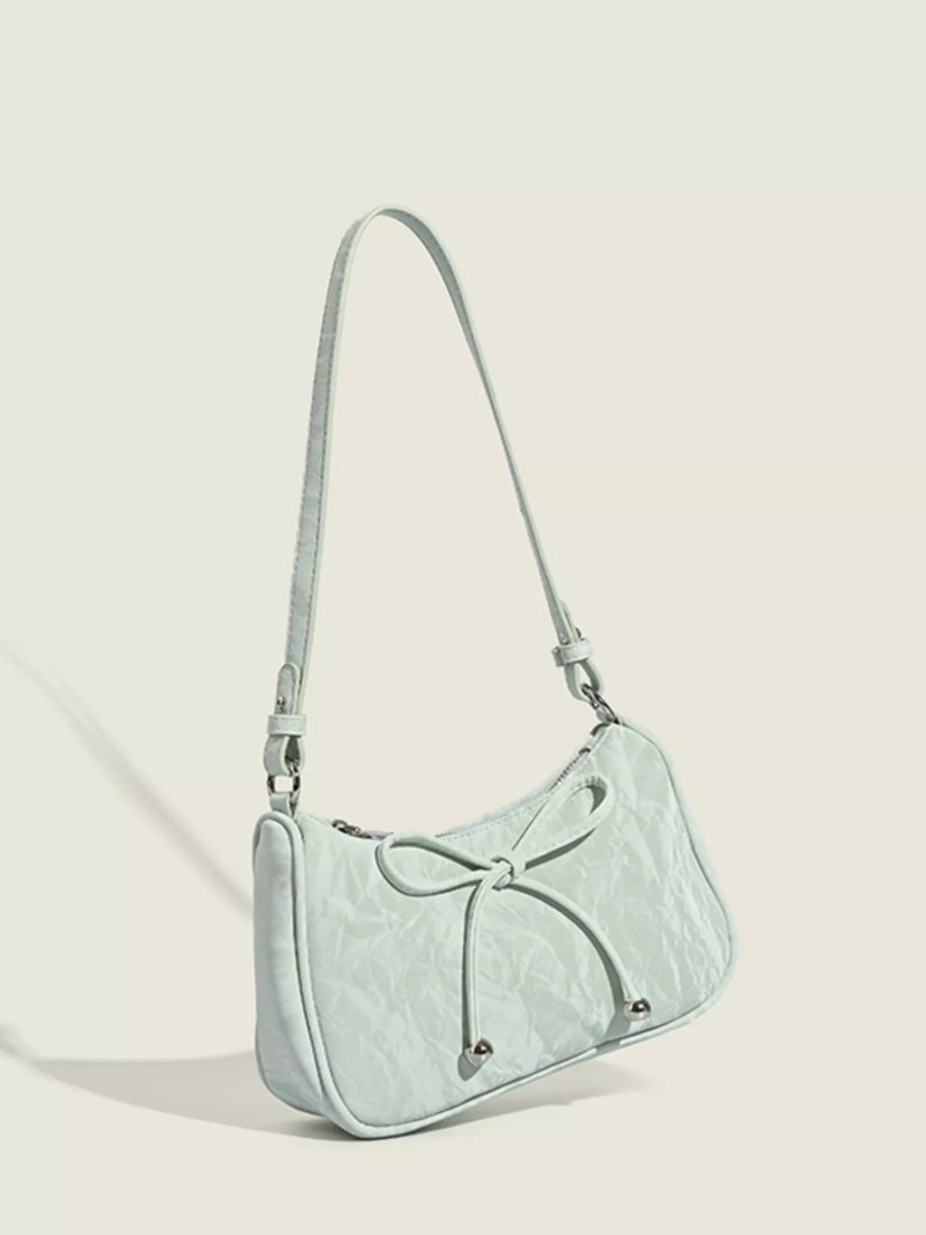 Bow Accent Shoulder Bag