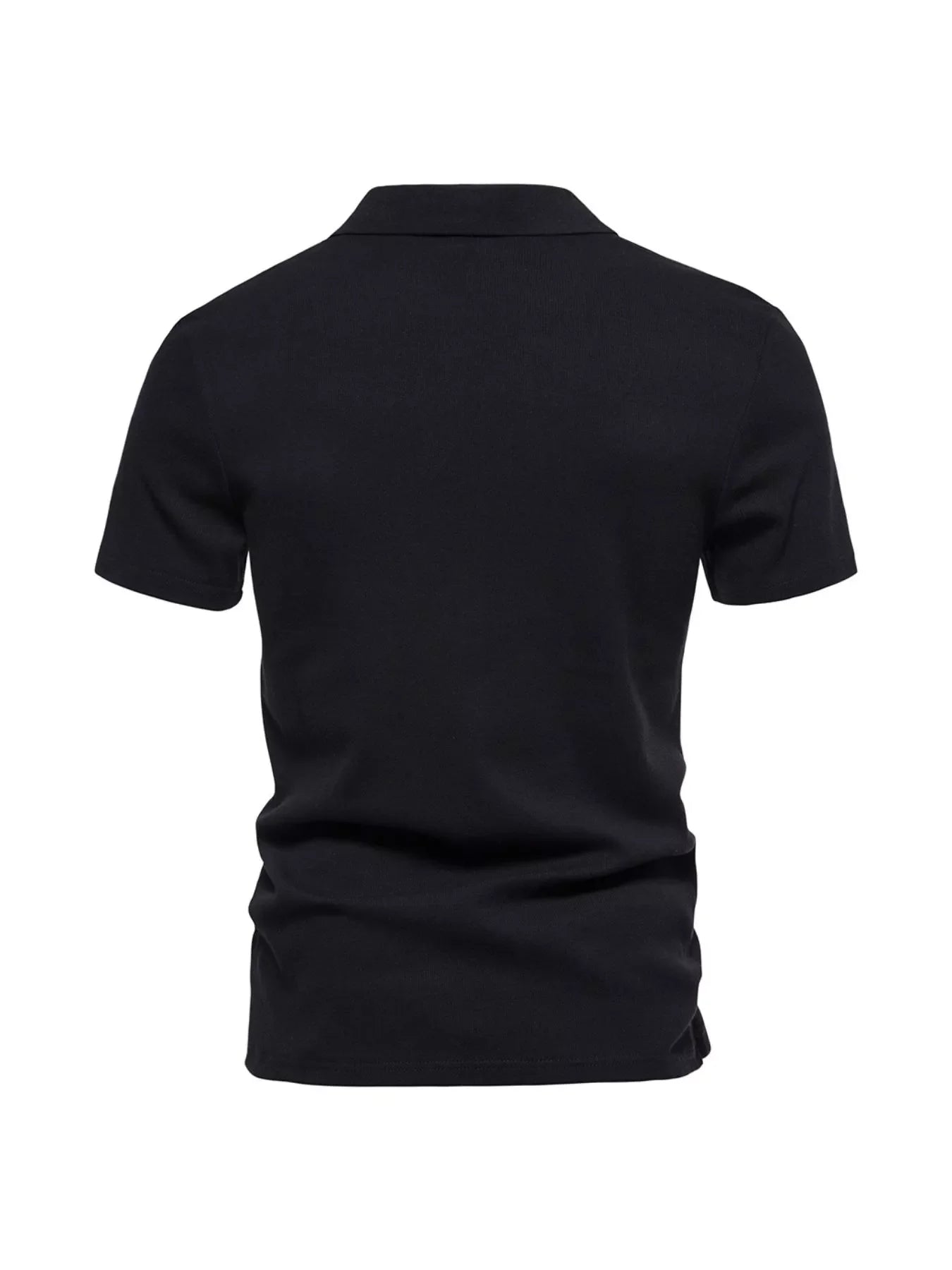 Men's Plus Size Casual Notched Short Sleeve Polo
