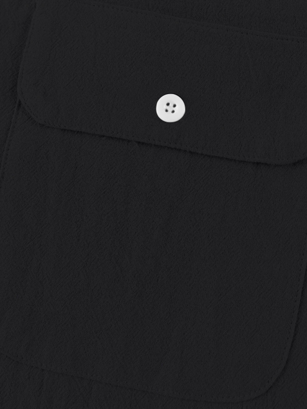 Men's Full Size Button Detail Short Sleeve Shirt Plus Size