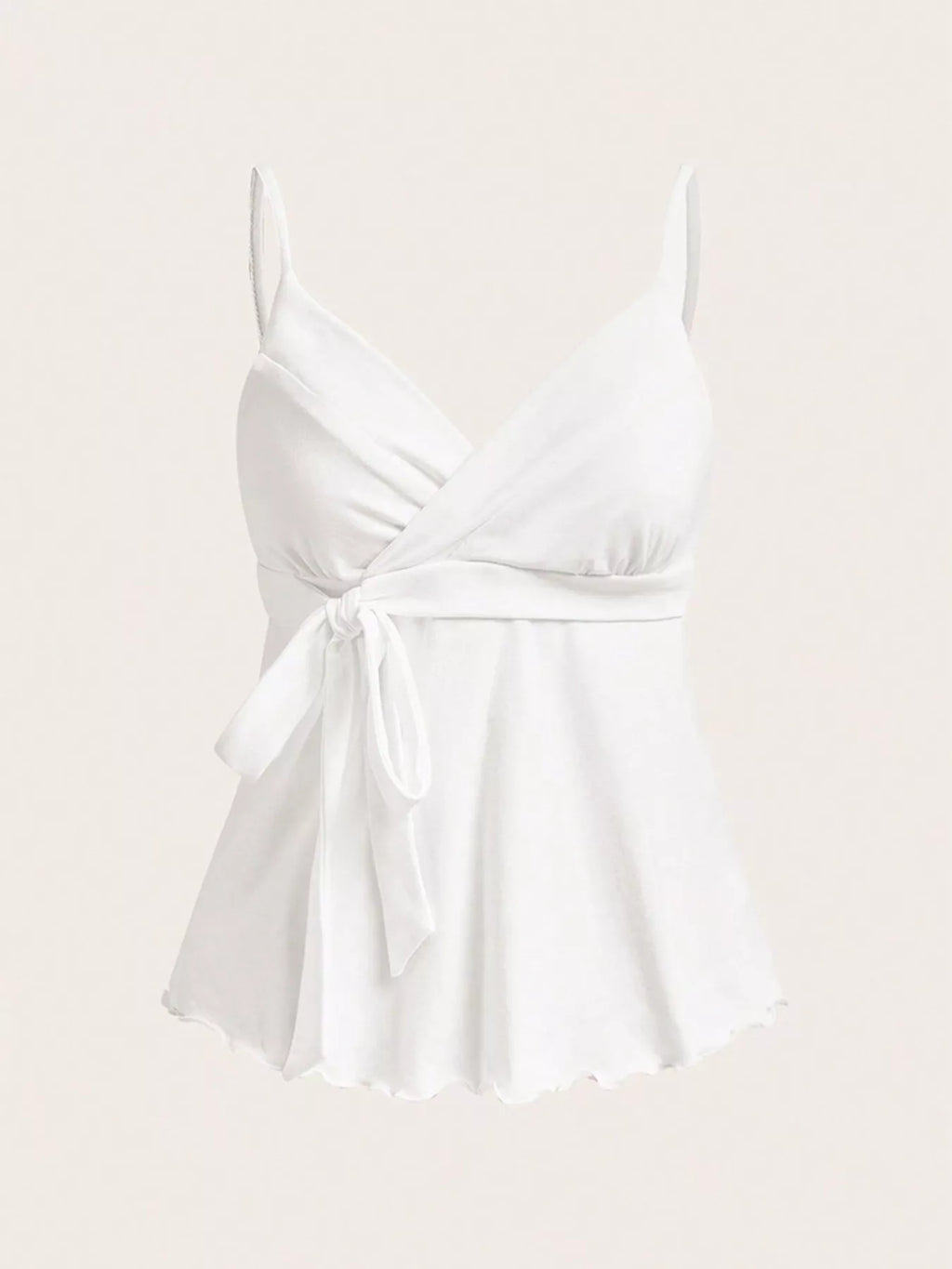 Wrap Tie Surplice Cami