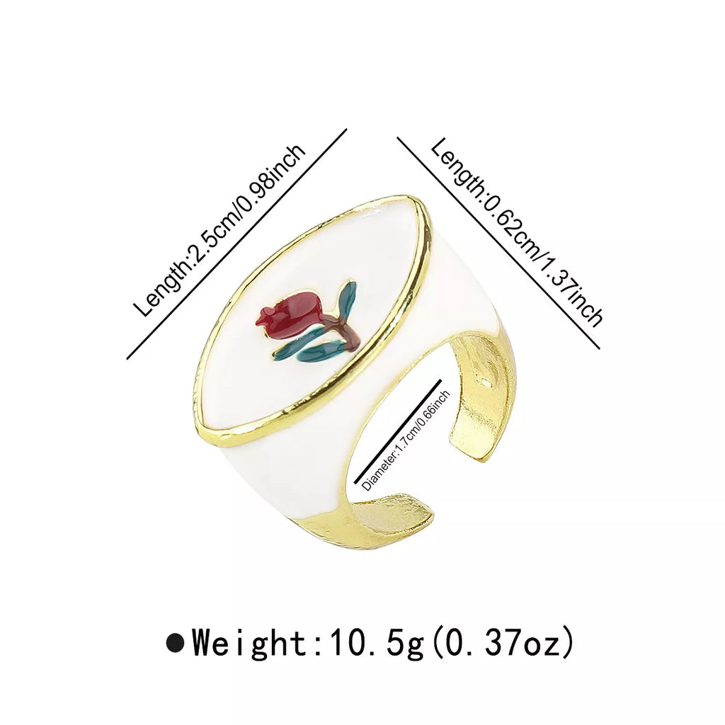 18K Gold-Plated Open Ring