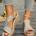 Open Toe Wedge Sandals