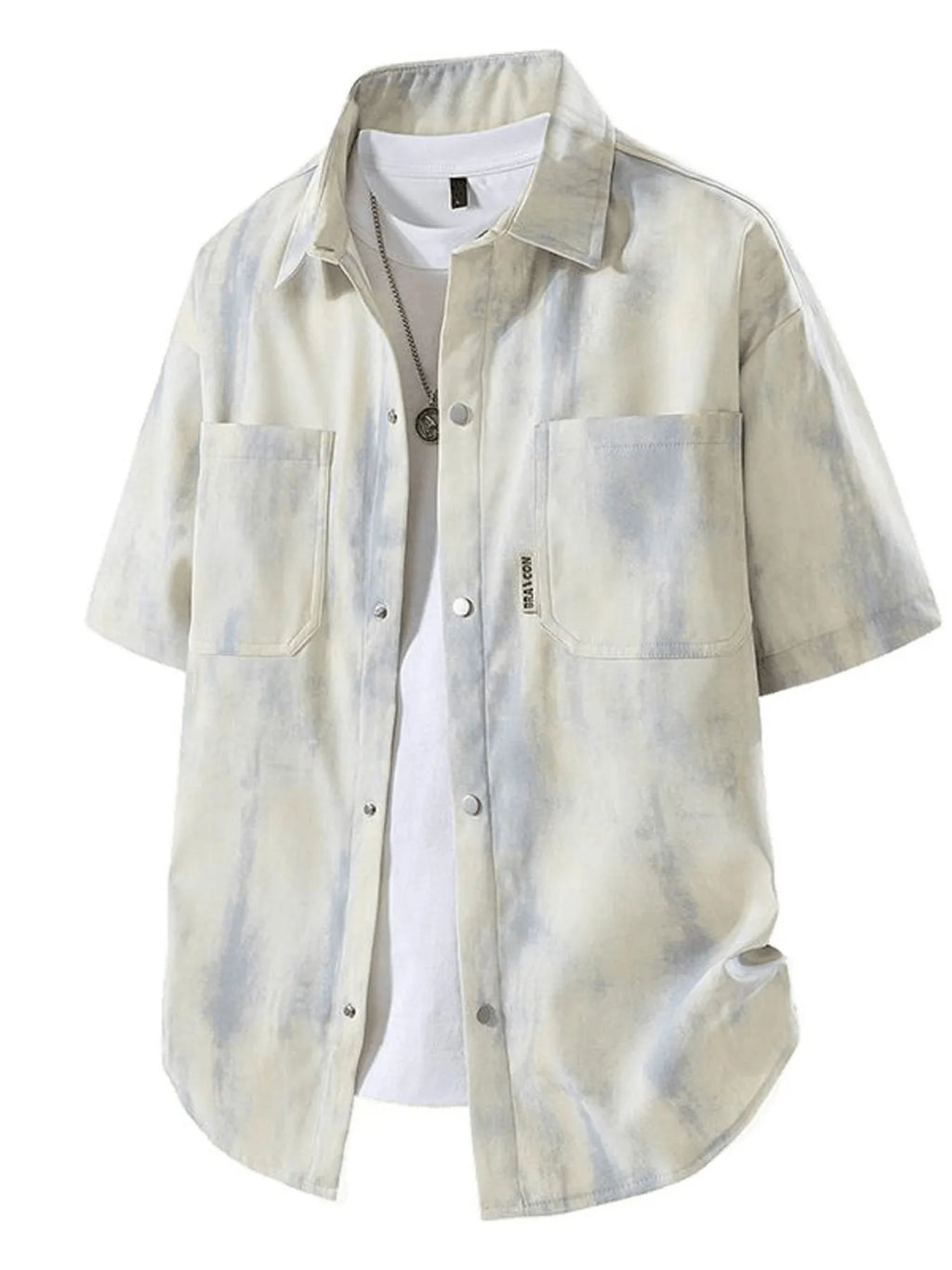 Men's Plus Size Snap Down Short Sleeve Shirt