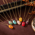 Natural Stone Pendant Necklace