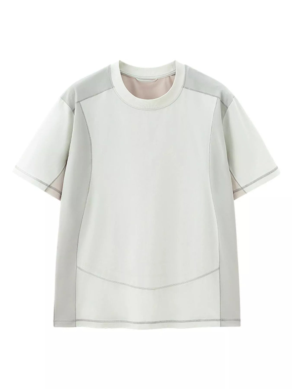 Men's Contrast Stitching Relaxed Fit T-Shirt