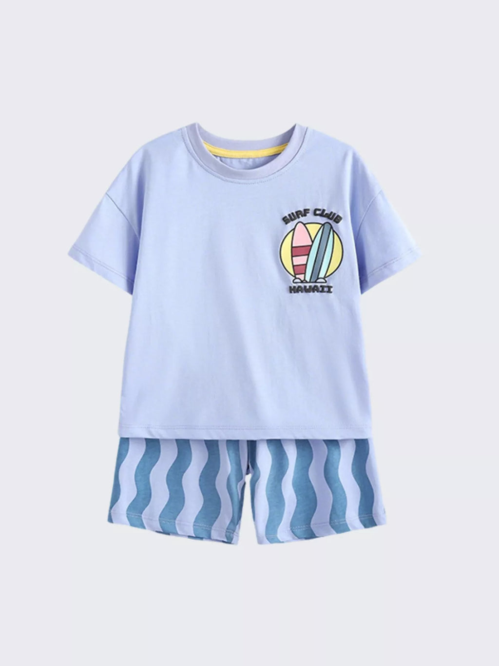 Children's Surf Club Hawaii Graphic Tee and Shorts Set
