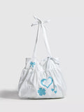 Polka Dot Heart Shoulder Bag