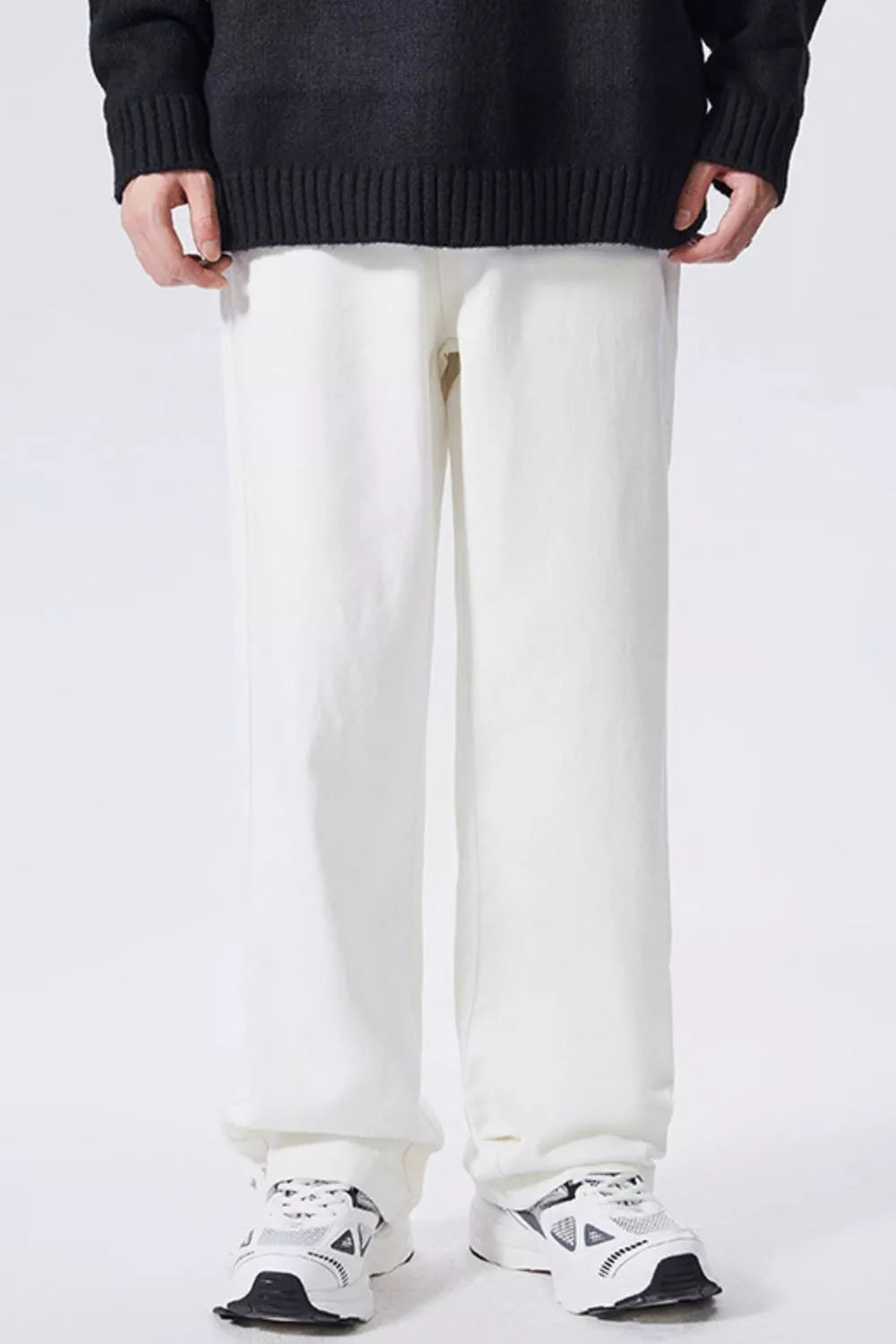 Men's Full Size Wide Leg Jeans Plus Size