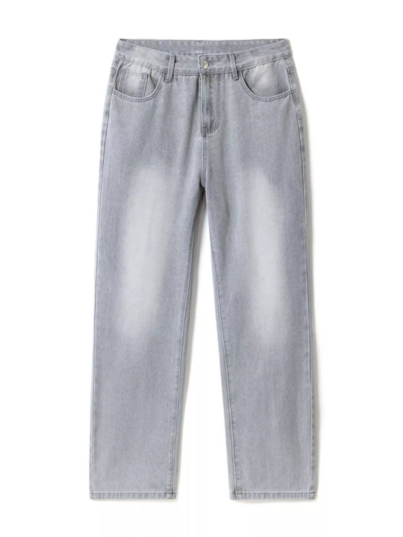 Men's Vintage Wash Wide Leg Jeans