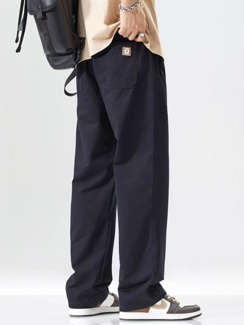 Men's Full Size Wide Leg Casual Pants Plus Size