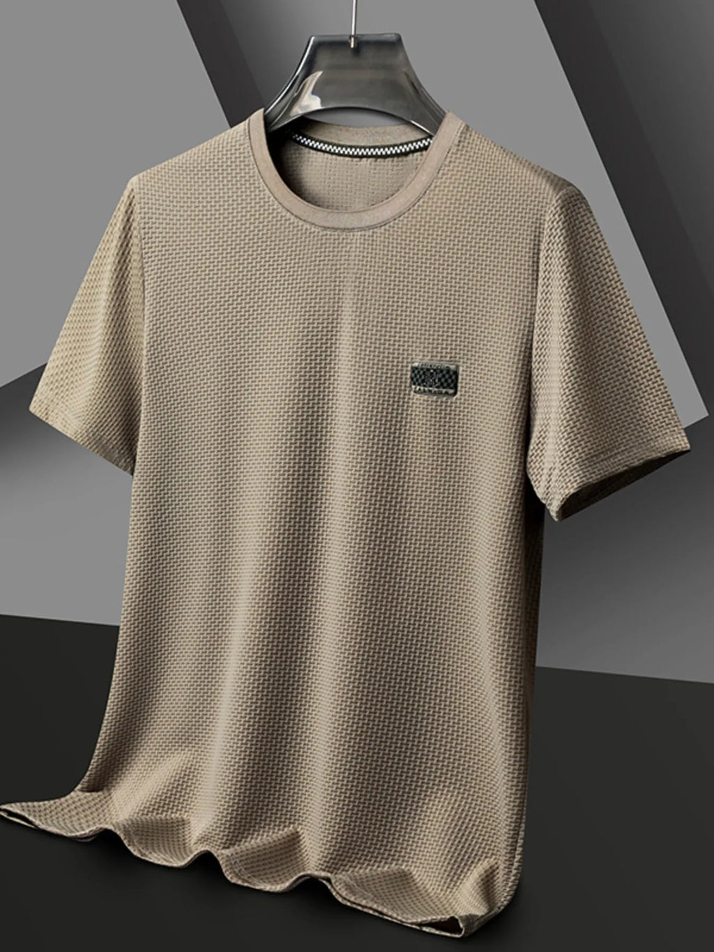 Men's Plus Size Breathable Short Sleeve T-Shirt