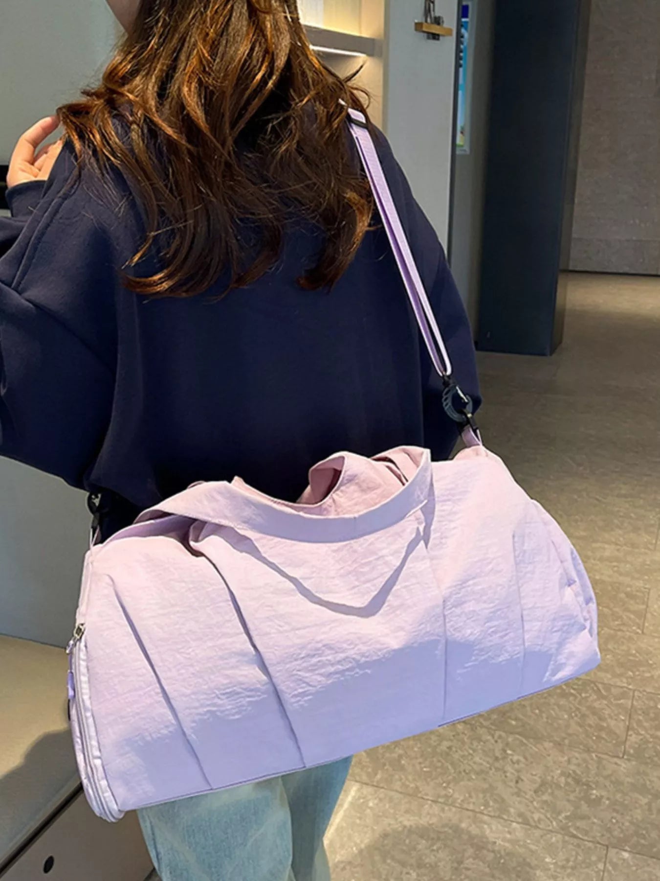 Ruched Large Capacity Travel Bag