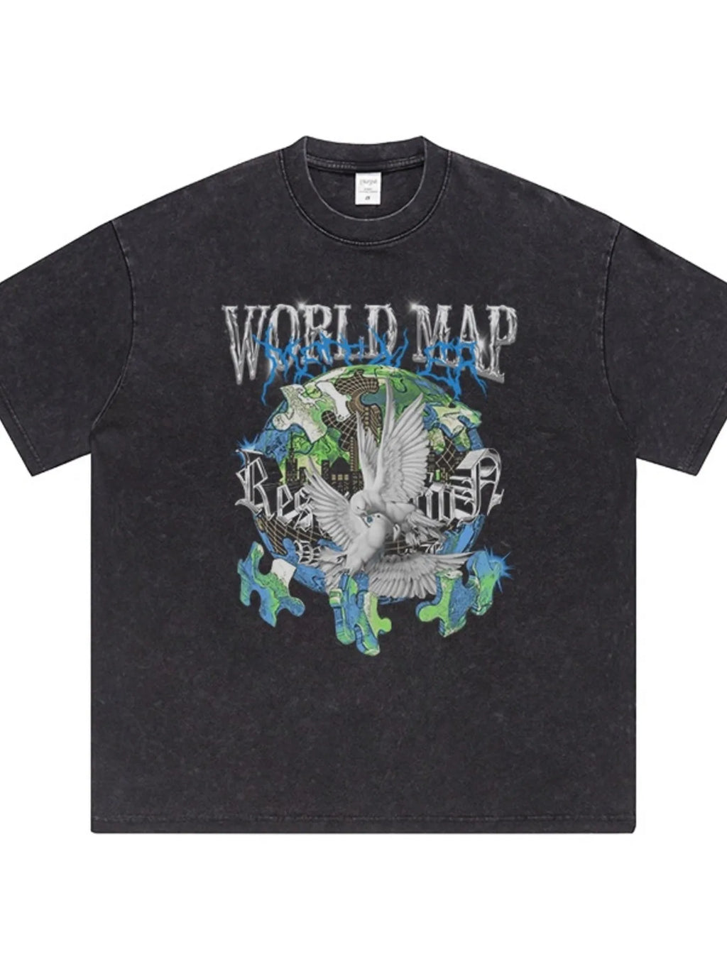Men's Graphic Round Neck Short Sleeve T-Shirt