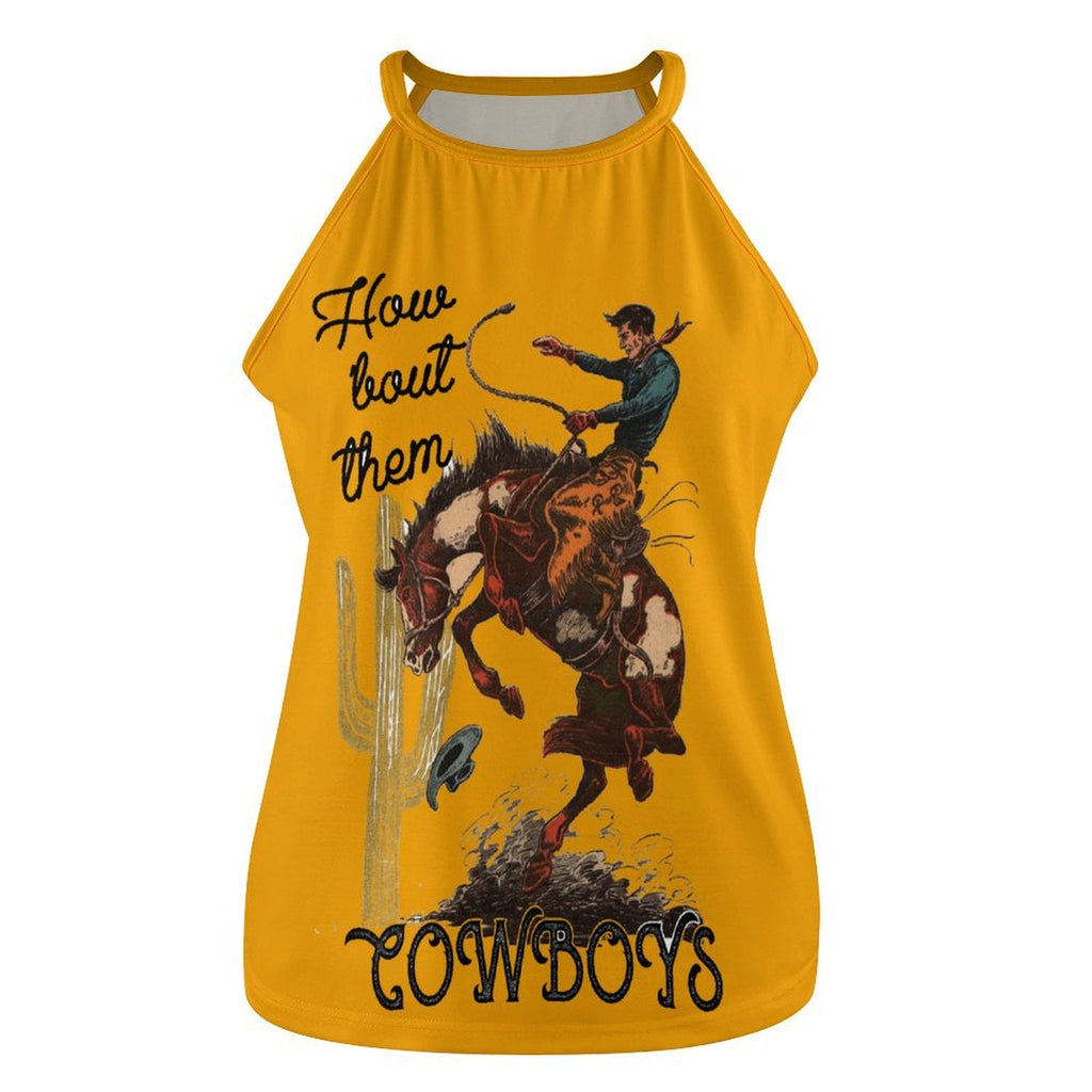 Baha Ranch How Bout Them Cowboys Vintage Western Tank Top