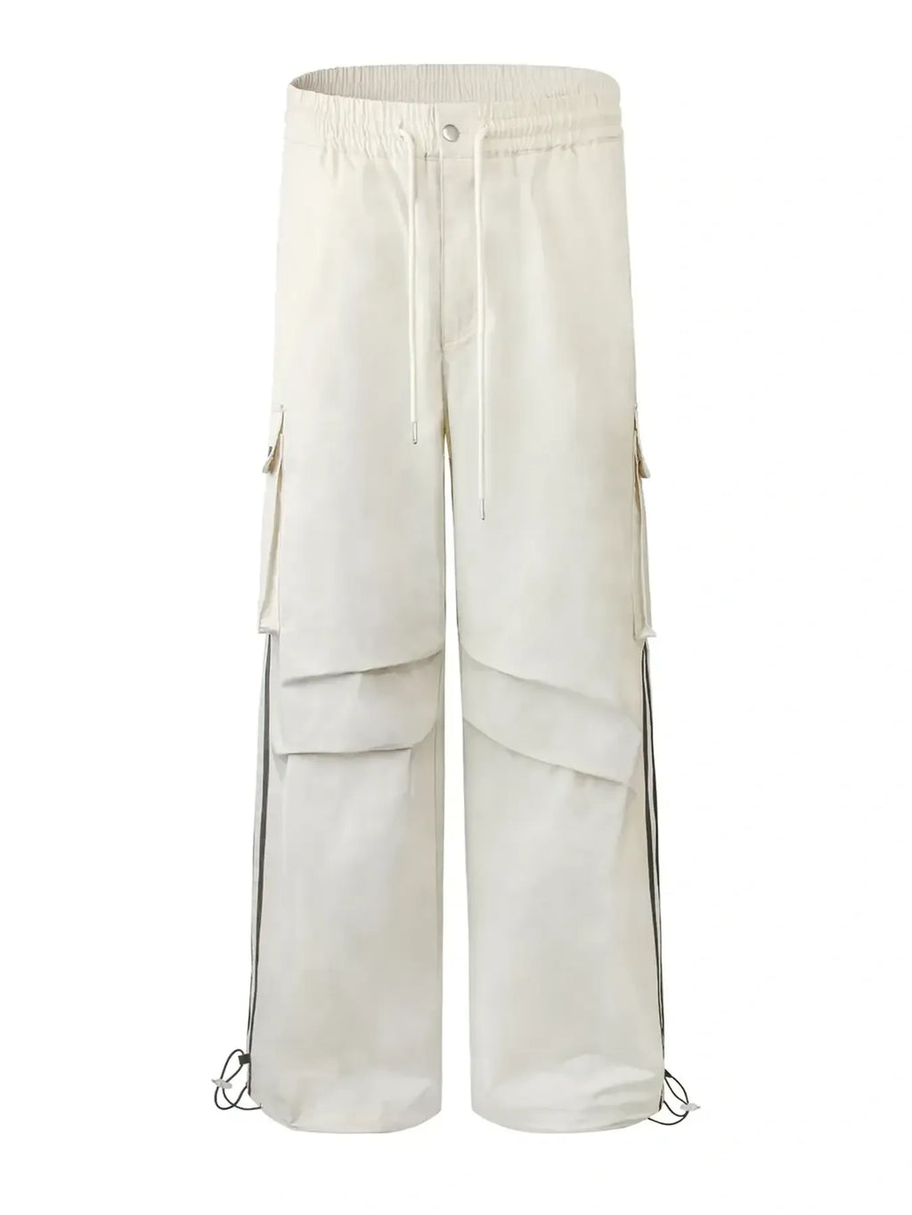 Men's Drawstring Wide Leg Pants