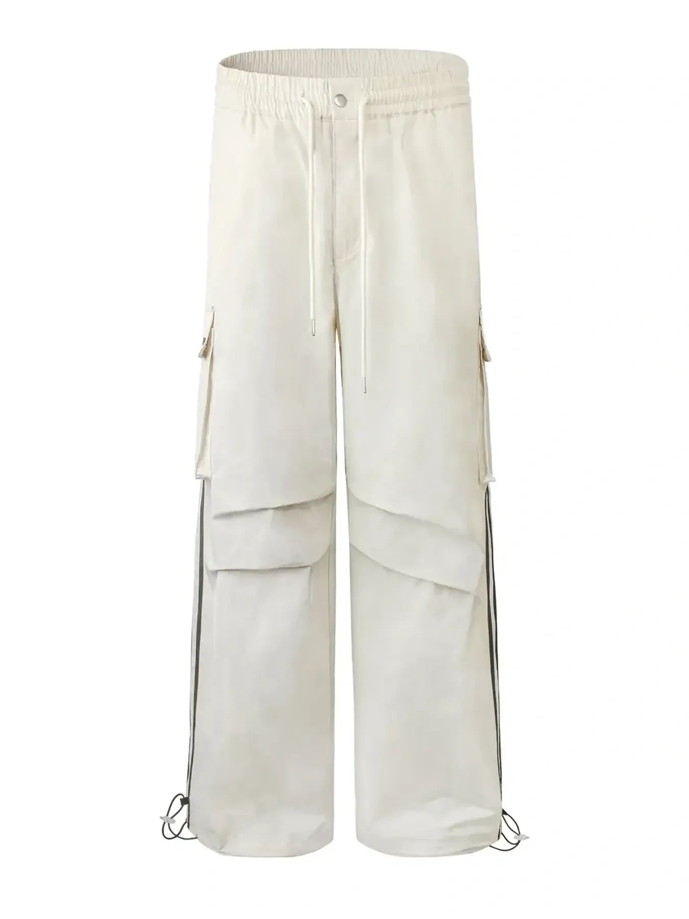 Men's Drawstring Wide Leg Pants