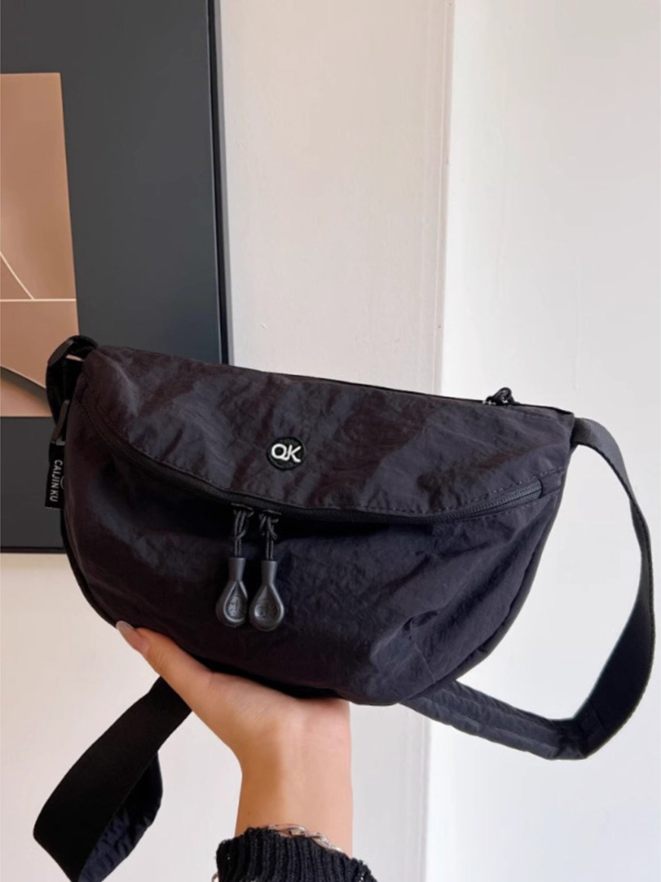 Lightweight Nylon Crossbody Bag