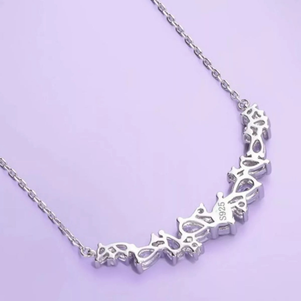 925 Sterling Silver Zircon Necklace