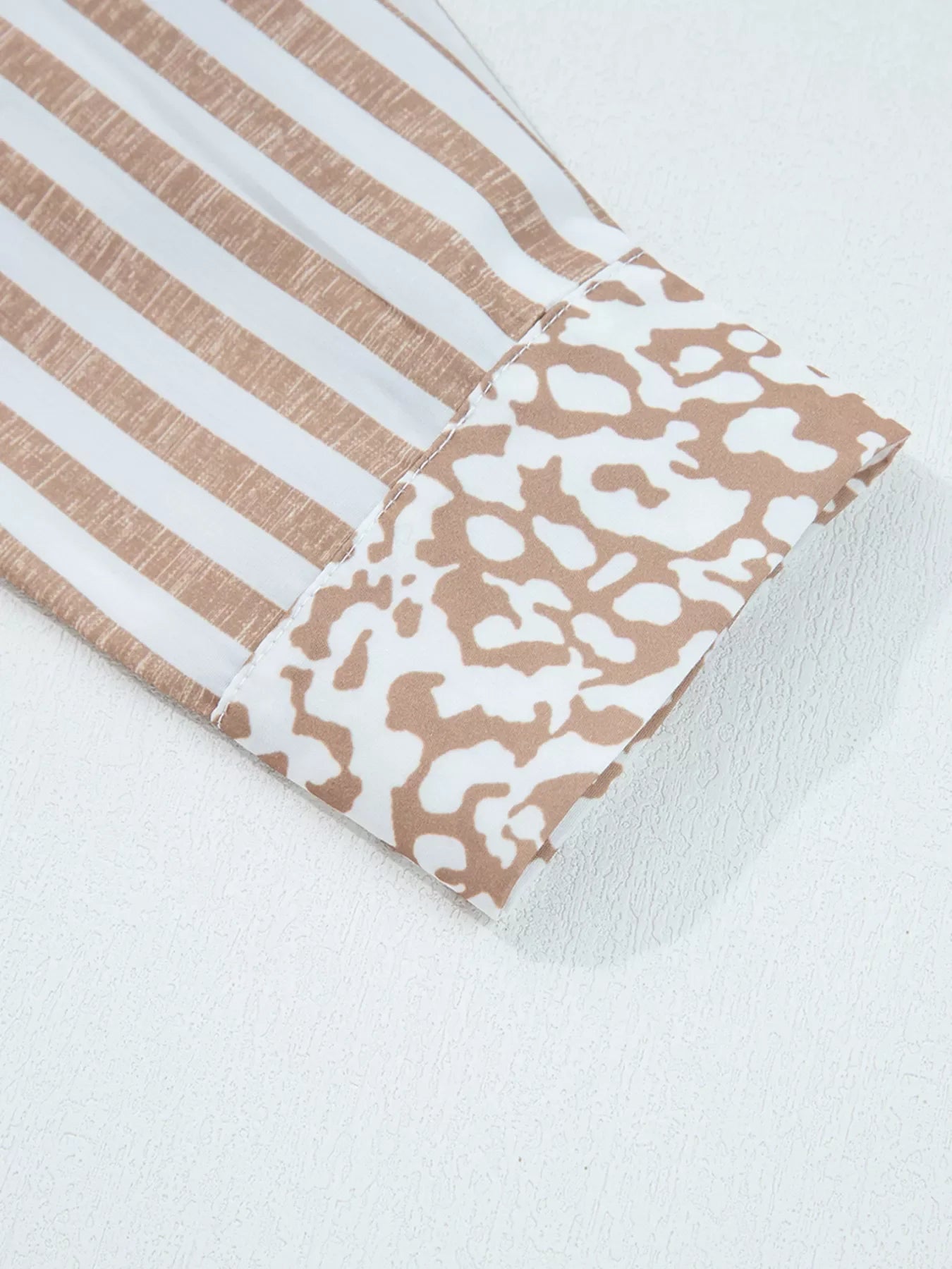 Leopard Striped Western Casual Shirt
