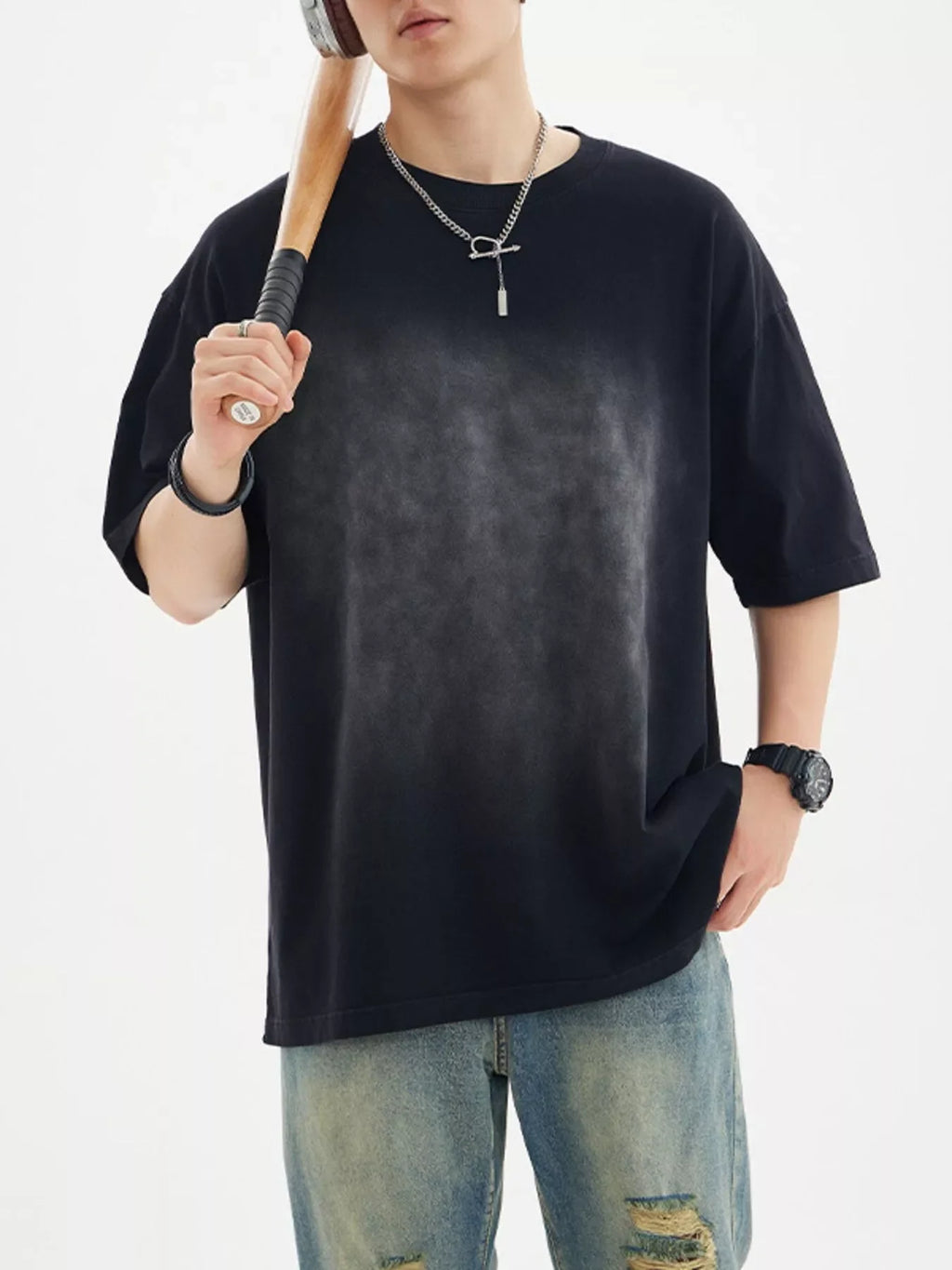 Men's Round Neck Half Sleeve T-Shirt