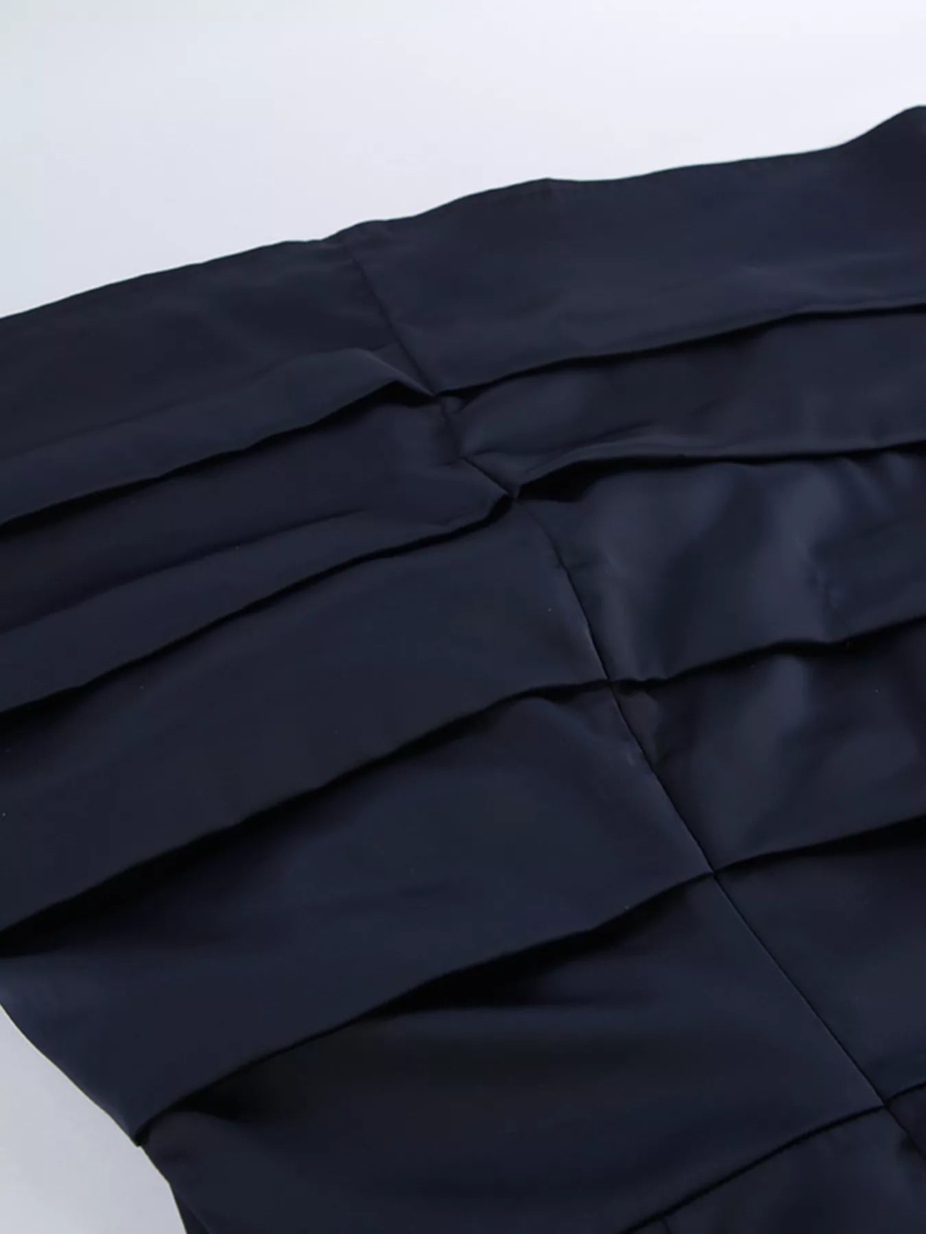 Mock Neck Flounce Sleeve Dress