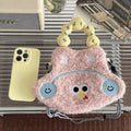 Cartoon Plush Crossbody Bag