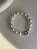 Pearl Beaded Bracelet with Clasp