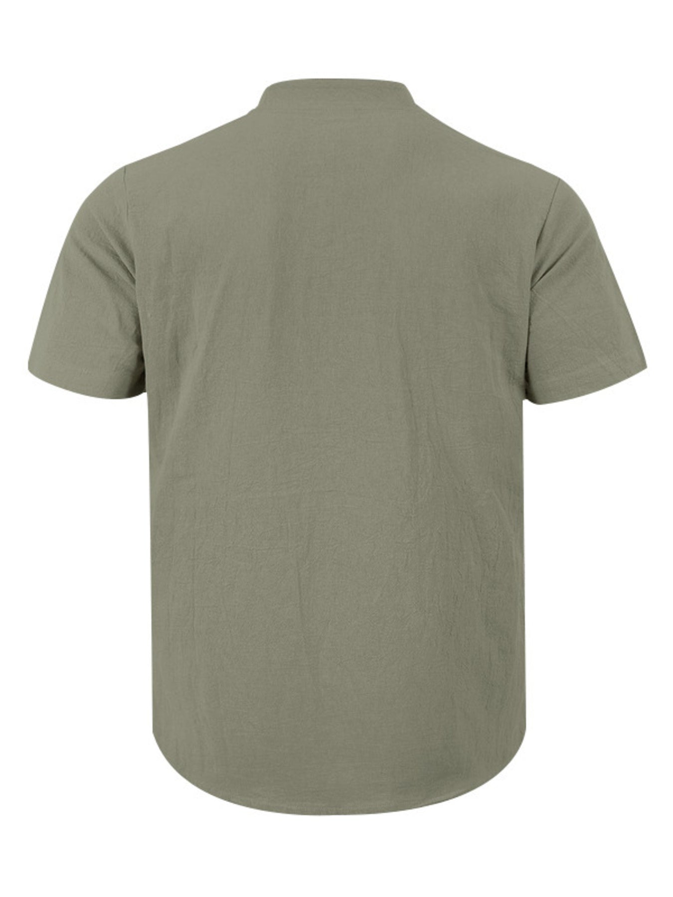 Men's Full Size Casual Short Sleeve Shirt Plus Size