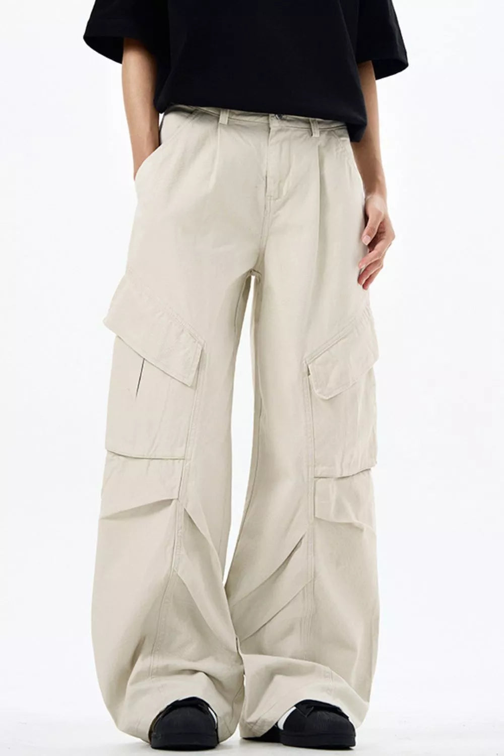 Men's Loose Fit Multi-Pocket Cargo Pants