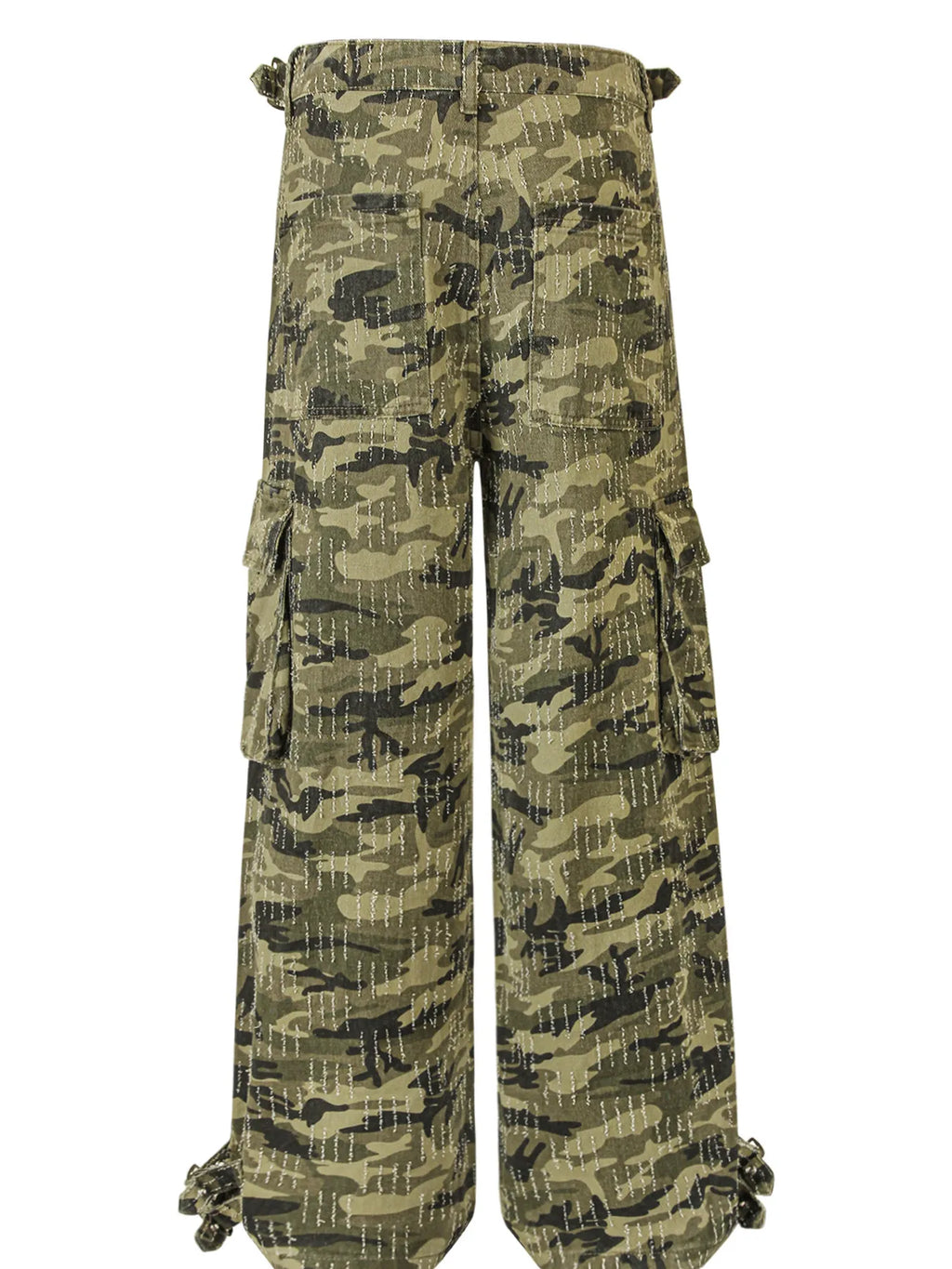 Men's Camouflage Cargo Pants with Multiple Pockets