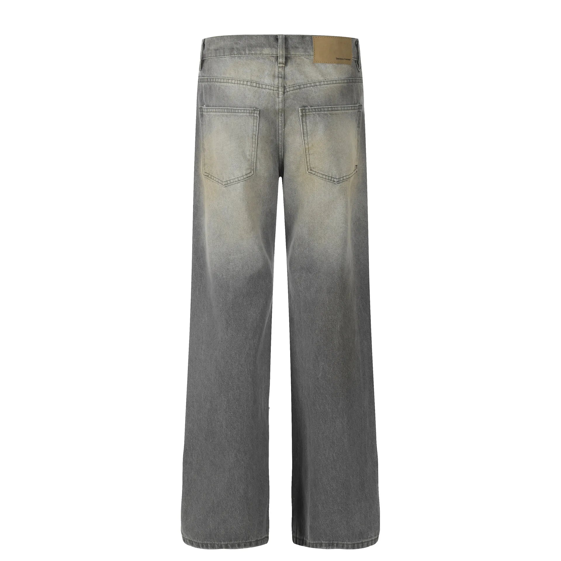 Men's Wide Leg Pocketed Jeans