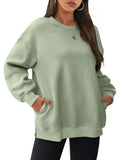 Oversized Long Sleeve Crewneck Sweatshirt