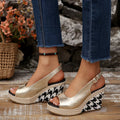 Open Toe Wedge Sandals