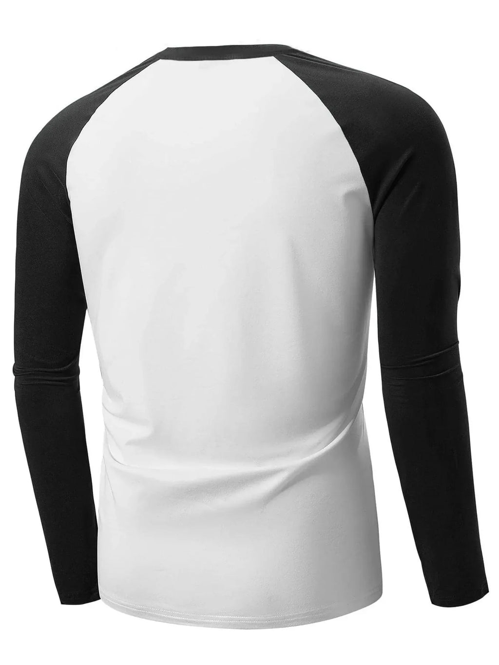 Men's Round Neck Raglan Sleeve T-Shirt