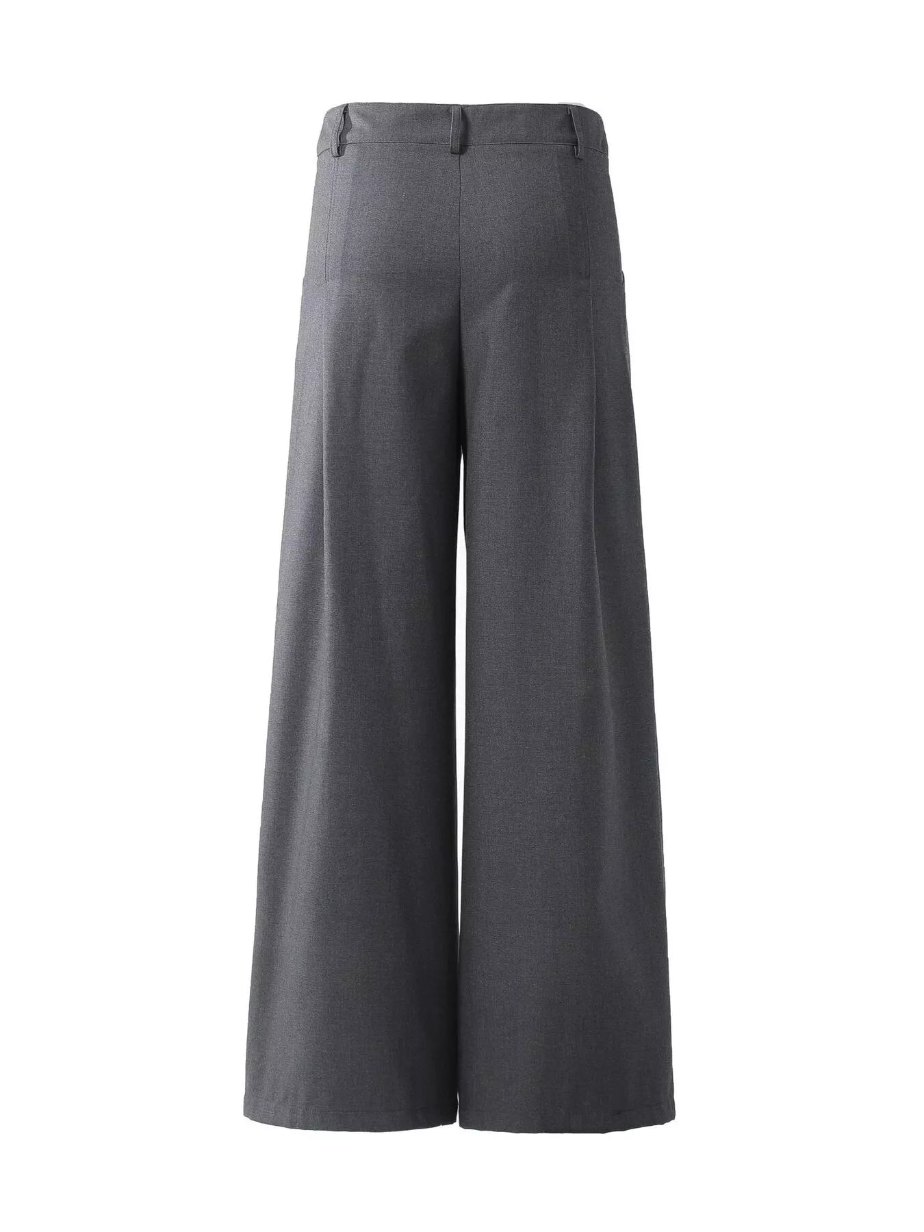 Men's Pleated Detail Wide Leg Pants