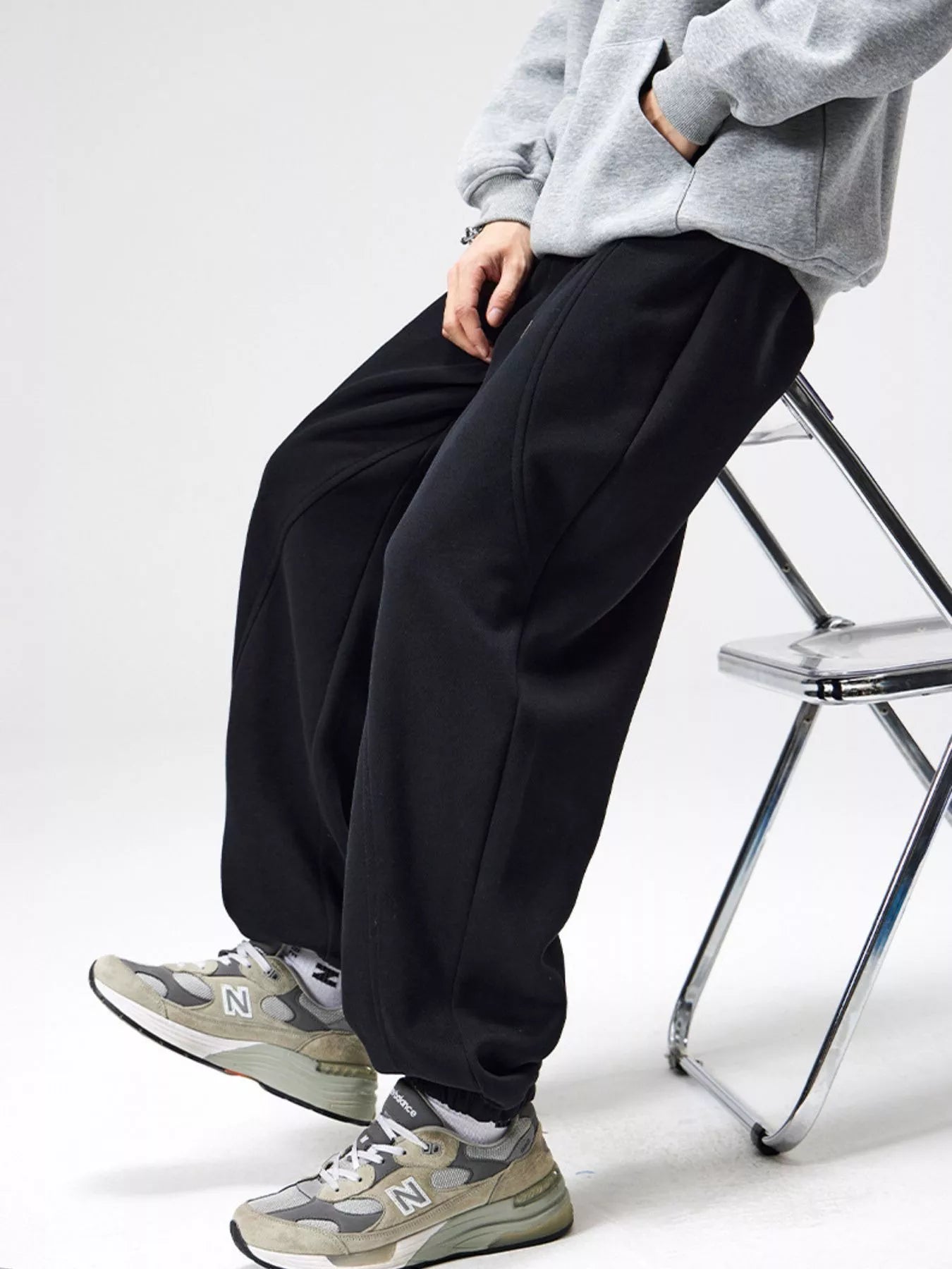 Men's Plus Size Loose Fit Drawstring Sweatpants