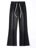 Men's Full Size Drawstring Wide Leg Jeans Plus Size