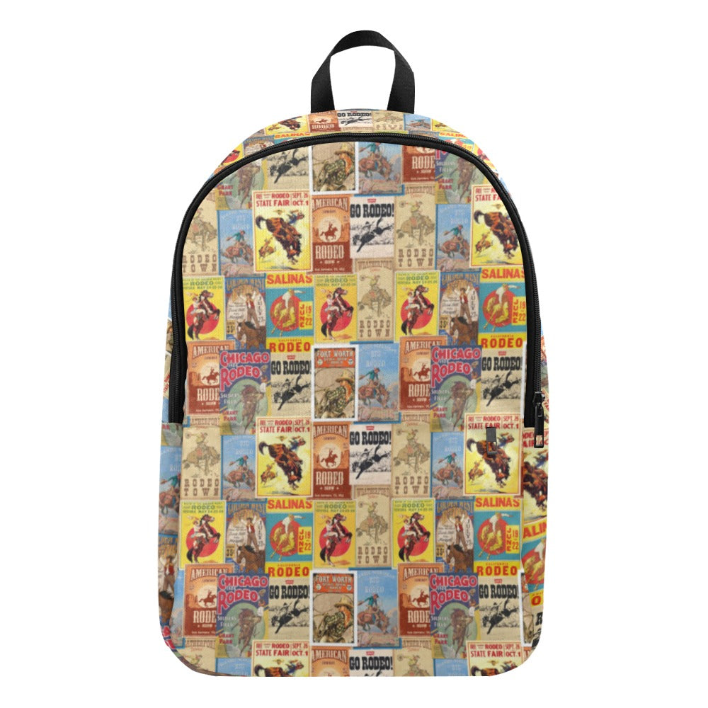 Baha Ranch Vintage Rodeo Poster Backpack